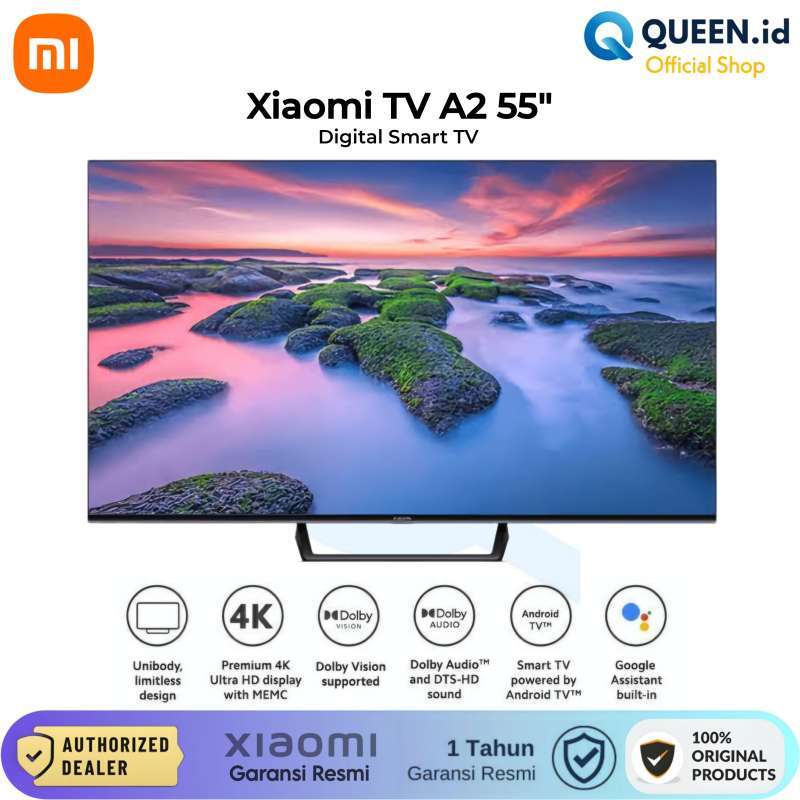 Jual Xiaomi Mi Tv A2 55 Inch Smart Android Tv Digital Ultra Hd 4k Dolby ...