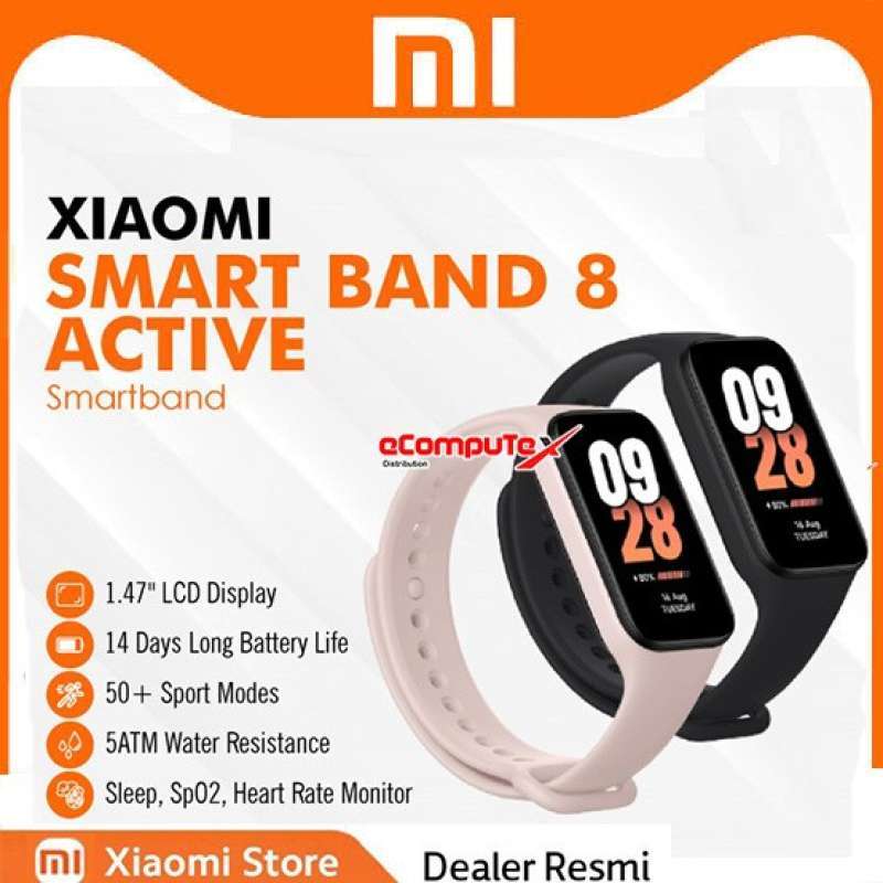 Jual Xiaomi Smart Watch Band Active Mi Band Jam Tangan
