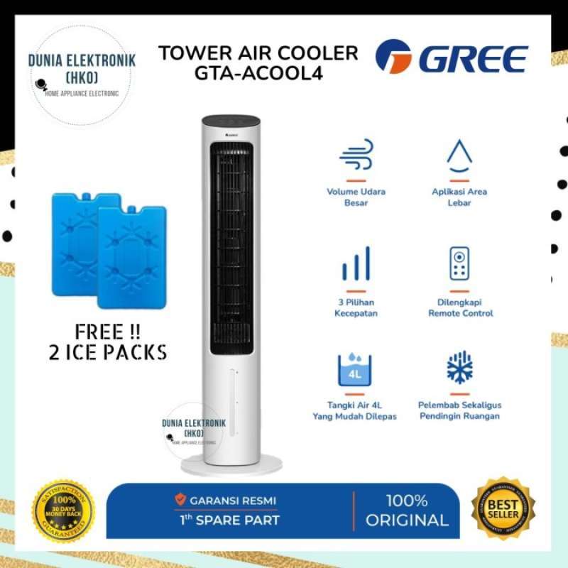 Jual Gree Tower Fan Air Cooler Gtaacool4 Gta Acool4 Penyejuk Udara