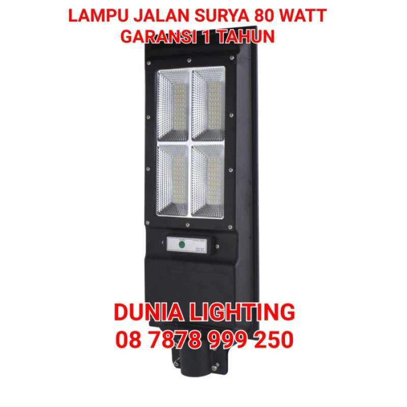 Promo Lampu Jalan Solar Cell 80w Pju Tenaga Surya 80 Watt 80watt 80 W ...