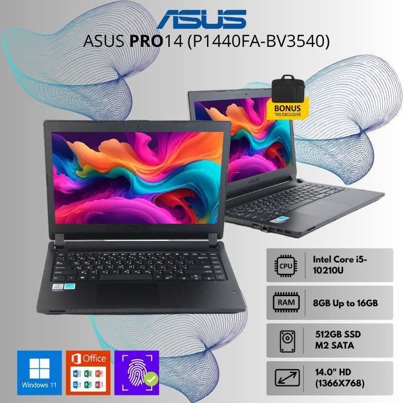Promo Laptop Gaming Asus Pro P1440fa-bv3540 Intel Core I5-10210u 16gb ...
