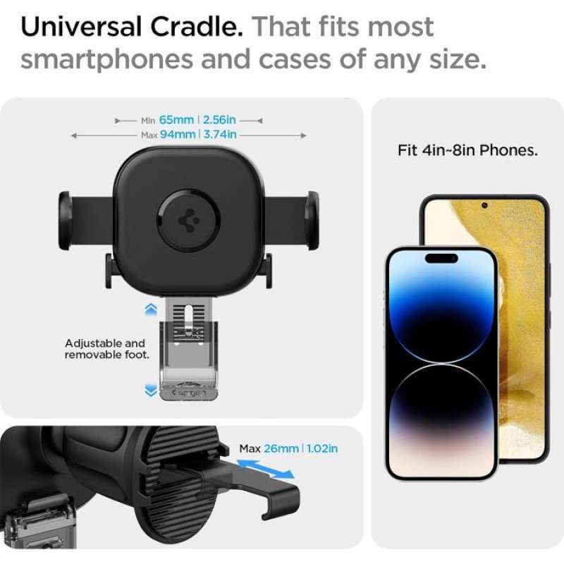 Car Mount Spigen OneTap Air Vent Universal Holder Dudukan Handphone
