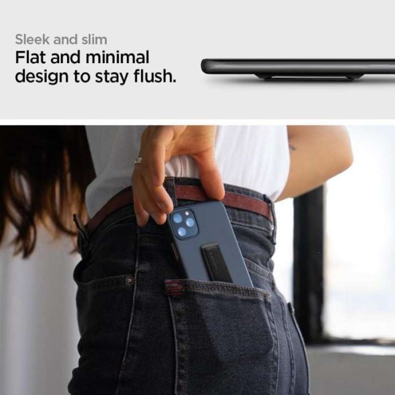Spigen Phone Grip Finger Strap Flex Strap - Black AMP00364