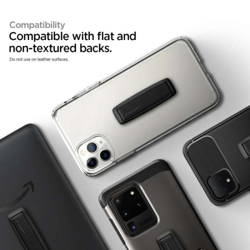 Spigen Phone Grip Finger Strap Flex Strap - Black AMP00364