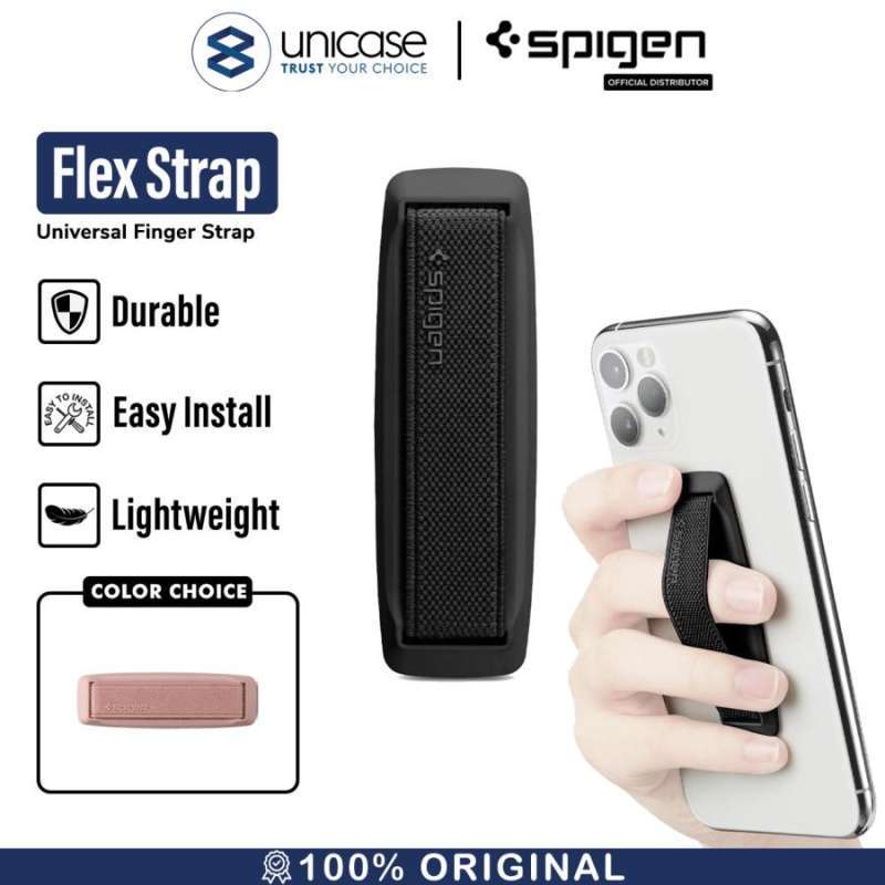 Spigen Phone Grip Finger Strap Flex Strap - Black AMP00364
