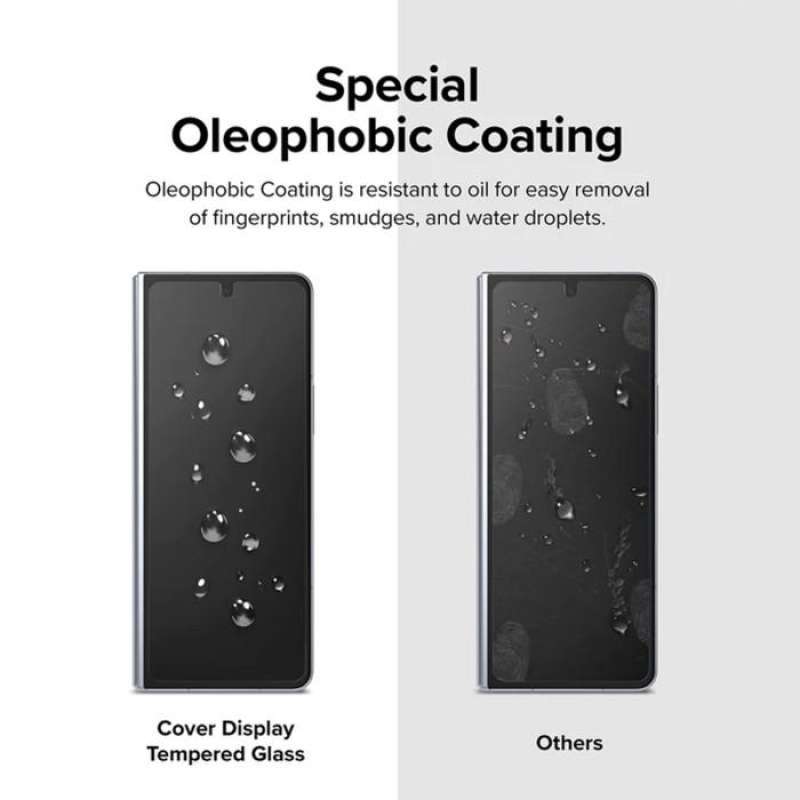 Tempered Glass Samsung Galaxy Z Fold 5 Ringke ID Clear Cover Display