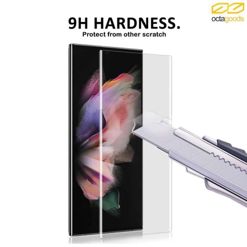 Tempered Glass UV Samsung Galaxy S22 Ultra Plus 5G OctaGoods Clear
