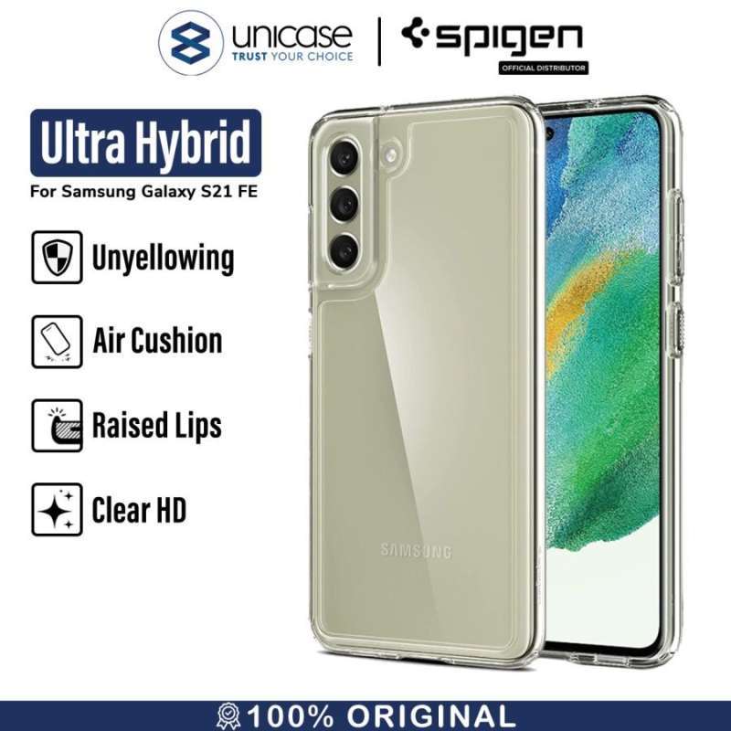 Spigen Galaxy S21 FE Case Ultra Hybrid - Crystal Clear ACS03051
