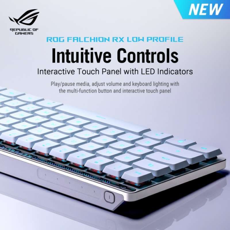 The Stylish And Sleek ROG Falchion RX Low Profile Keyboard From ASUS Is Now Available