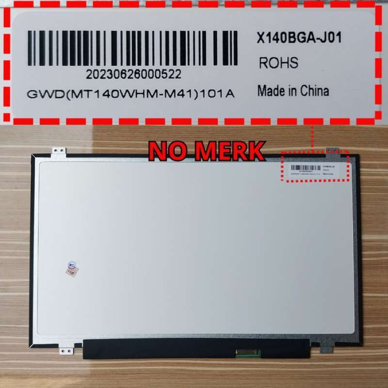 Dalle écran LCD LED 14 Pouces Pour Asus X43S - Neuf - Résolution 1366x768 HD