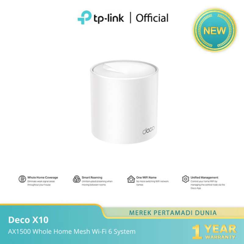 Jual tp link deco x10 1 2 3 pack ax1500 whole home mesh wi fi 6