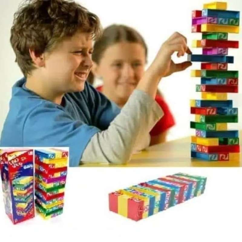 Jual Mainan Anak Latihan Susun Balok ~ Balancing Game Stacking Blocks ...
