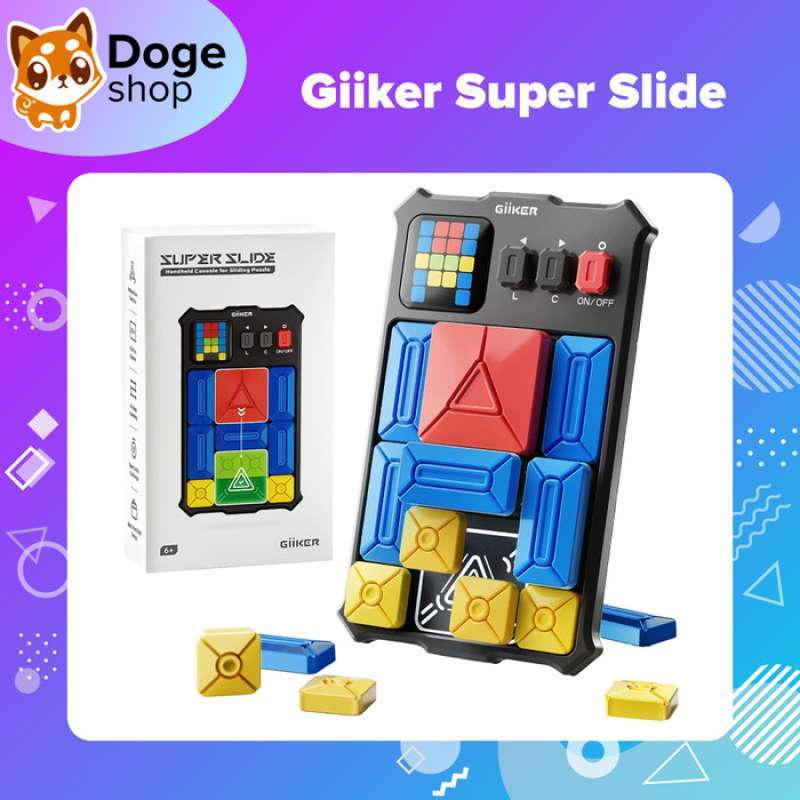 Jual Giiker Super Slide Jigsaw Puzzle Board Game Edukasi 3d Handheld