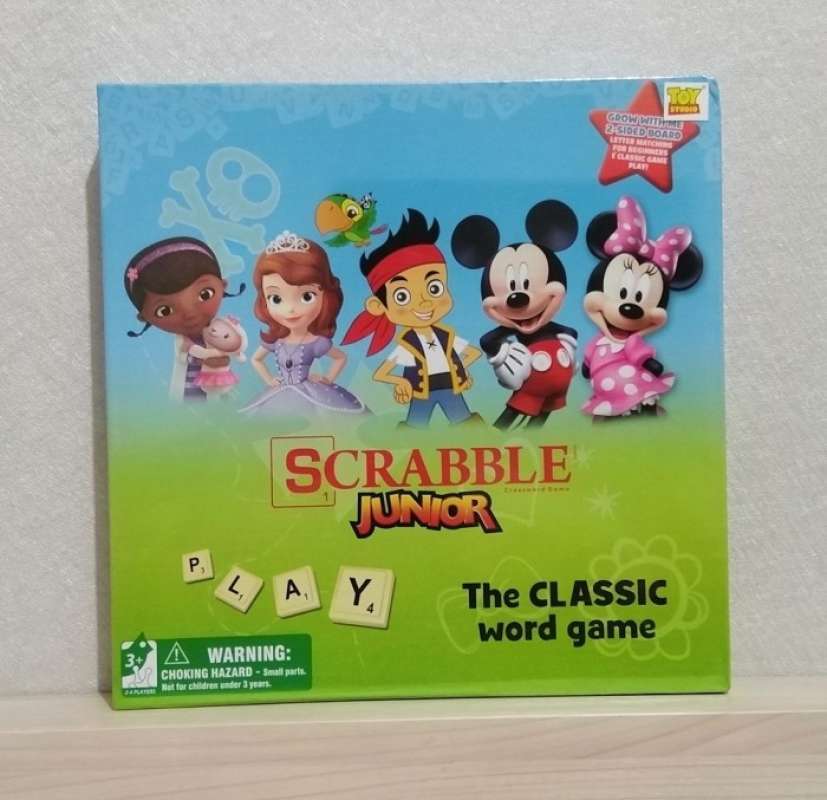 Jual Mainan Edukasi Scrabble Junior Crossword Game 2in1 Classic And