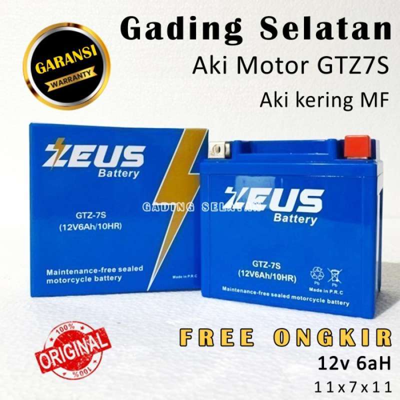 Promo Aki Motor Honda Cb 150 R Cbr 150 R Zeus Gtz7s High Spec Aki ...