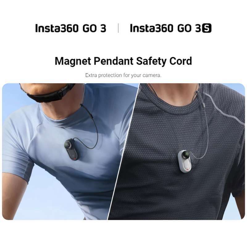Jual Jpc Kemang Insta360 Go 3s / Go 3 Magnet Pendant Safety Cord For ...