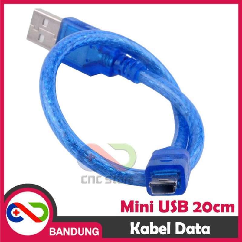 Jual [cnc] Kabel Data Mini Usb For Arduino Nano V3 Biru 30 Cm Cable ...