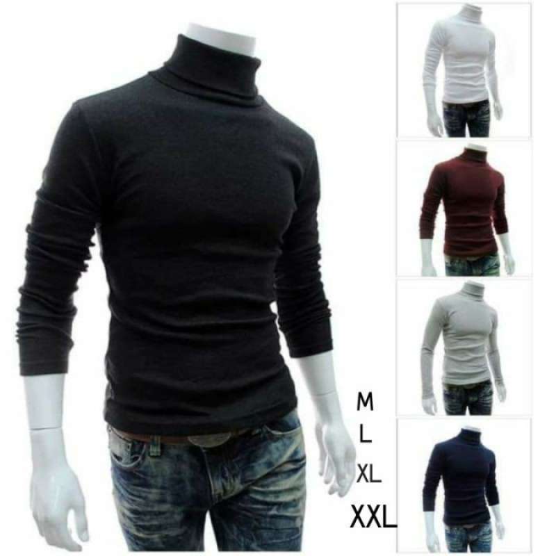 Jual Up244 Kaos Turtleneck Pria Wanita Leher Kerah Tinggi Lengan Panjang Di Seller Grand Pasaraya Cengkareng Timur Kota Jakarta Barat Blibli