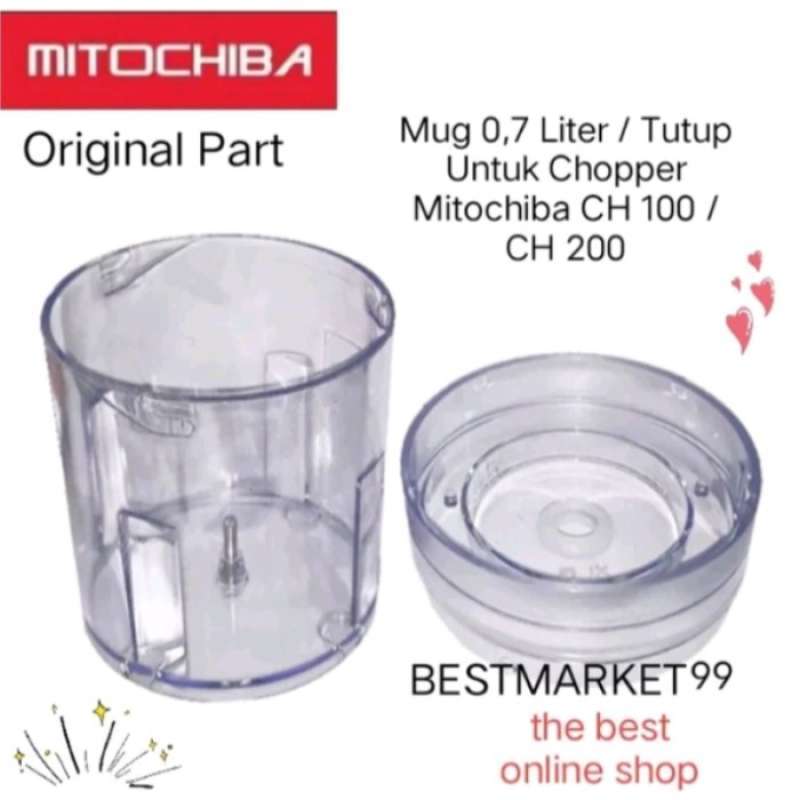 Jual Tutup Mug Kecil Mitochiba Chopper Ch 200 / Ch 100 Original - Mug ...