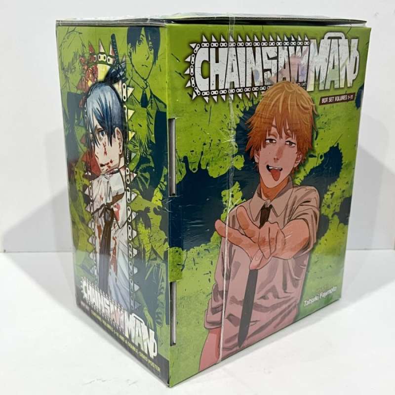 Promo Chainsaw Man Box Set Vol 111 Tatsuki Fujimoto Viz Komik English Manga Diskon 23 Di
