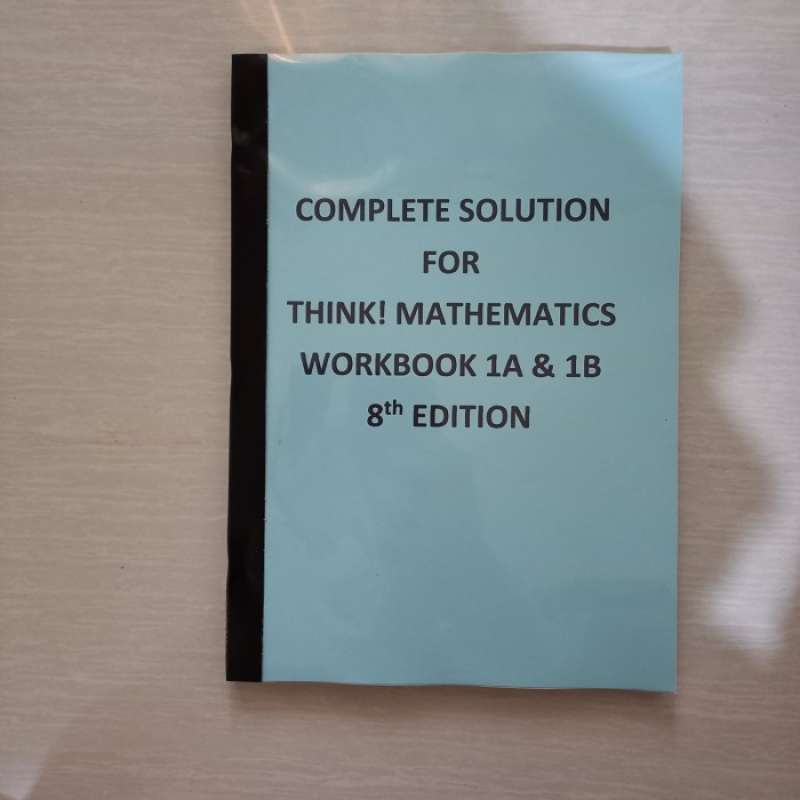 Promo solution for think mathematics workbook 1a 1b diskon 23 di