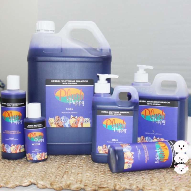 Promo Plush Puppy Herbal Whitening Shampoo With Ginseng For Dog Diskon ...