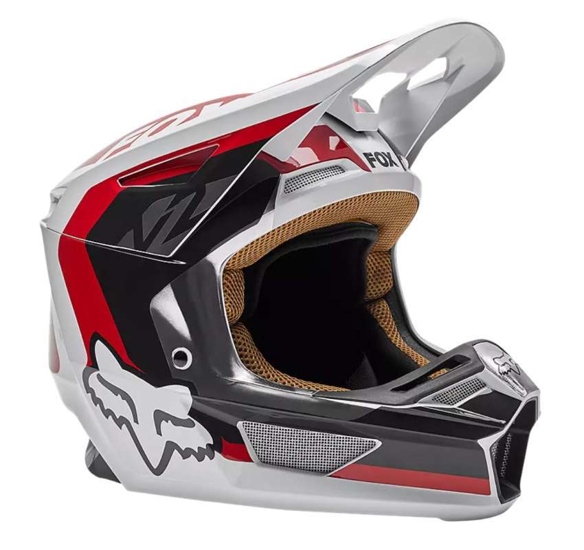 Jual Fox Racing V2 Paddox Helmet, Ece [red/black/white] Di Seller