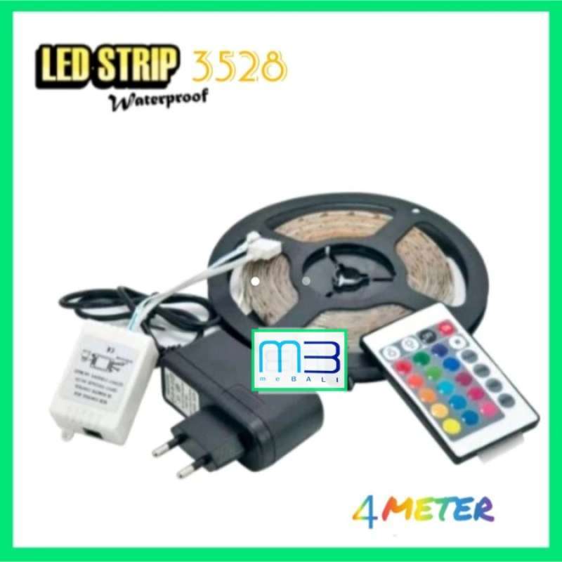 Jual Led Strip Rgb 3528+remote+controler Modul+adaptor 12v 2a 5meter ...