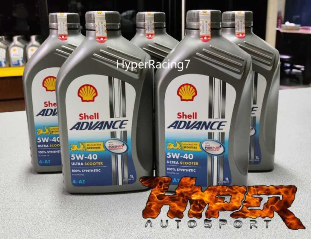 Promo Shell Advance Ultra Scooter 5w - 40 1 Liter Oli Matic Full ...