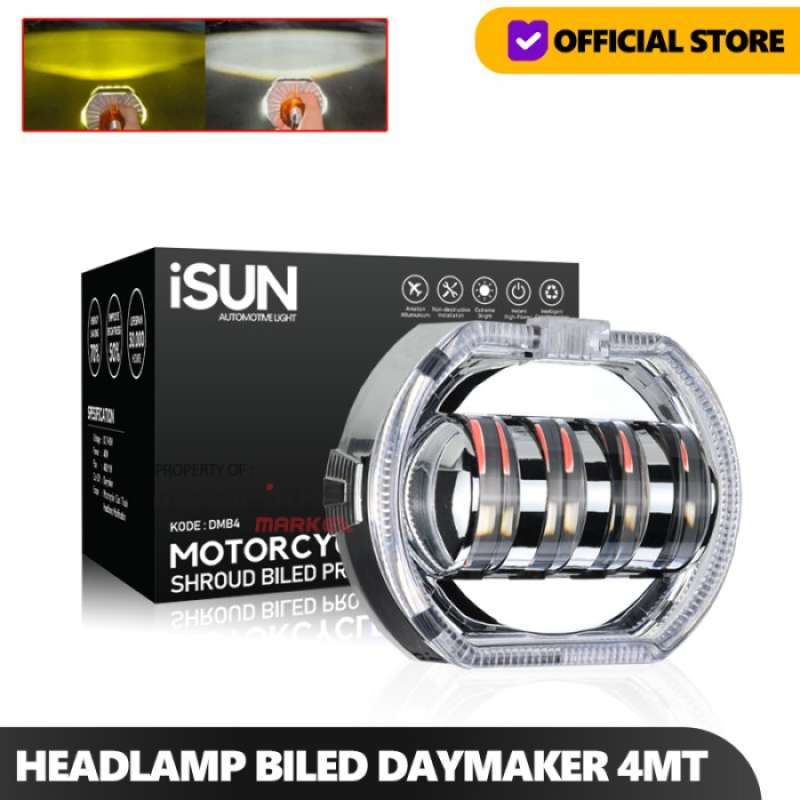 Promo Lampu Utama Led Daymaker Biled Projie Projector 4 Mata Lensa 8d 9 ...