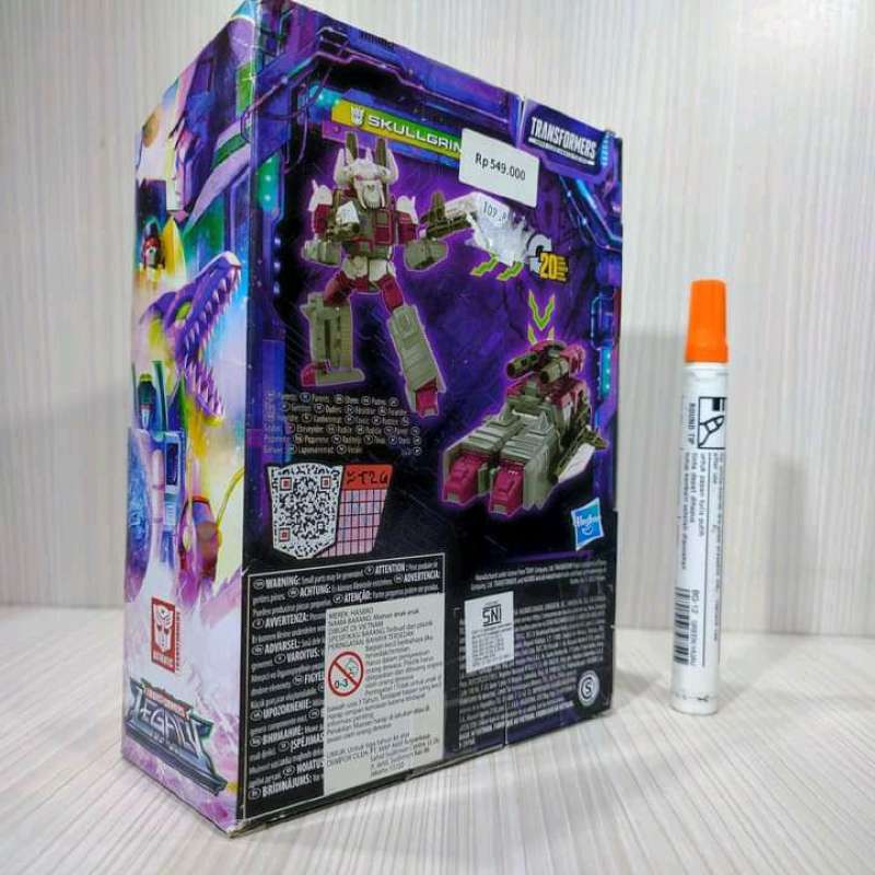 Transformers Generations Legacy Deluxe - Action Figure Skullgrin 14 Cm, Da Robot A Carro Armato Cybertroniano, Giocattolo Per Bambini 8+