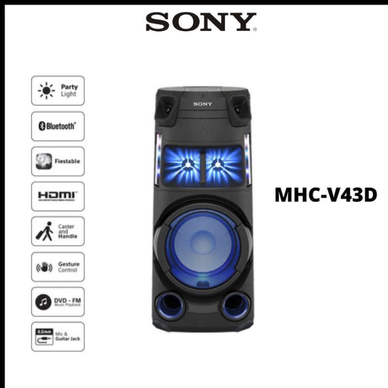 Promo Sony Mhc-v43d High Power Audio System With Bluetooth / Mhc V43d