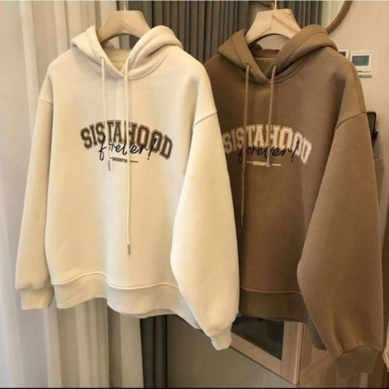 Jual Baju Sweater Hoodie Sistahood Oblong Jumper Wanita Korean Style Kaos Mocca Xl Di Seller Winter Cengkareng Timur Kota Jakarta Barat Blibli