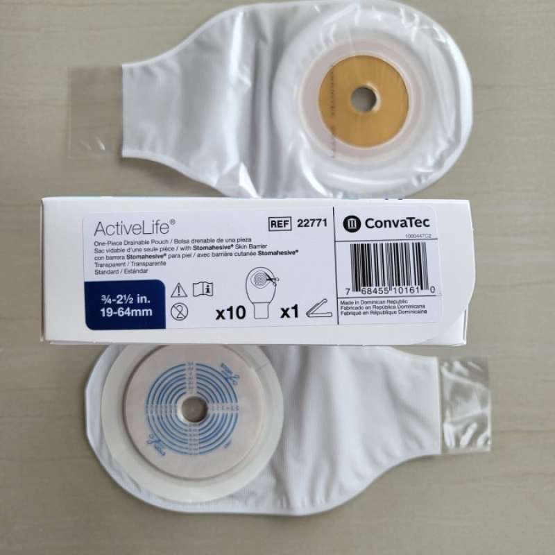 Jual Convatec Active Life One Piece 22771/colostomy Bag/kantong