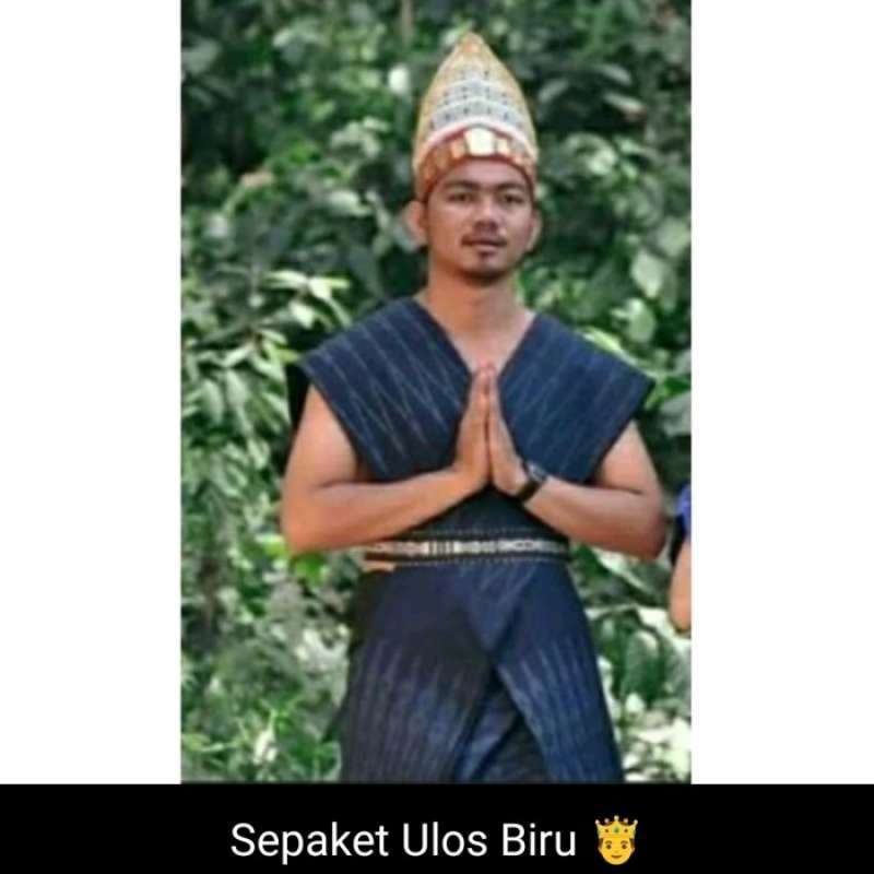 Jual Pakaian Adat Batak Toba/setelan Baju Adat Batak - Ulos Merah Cow