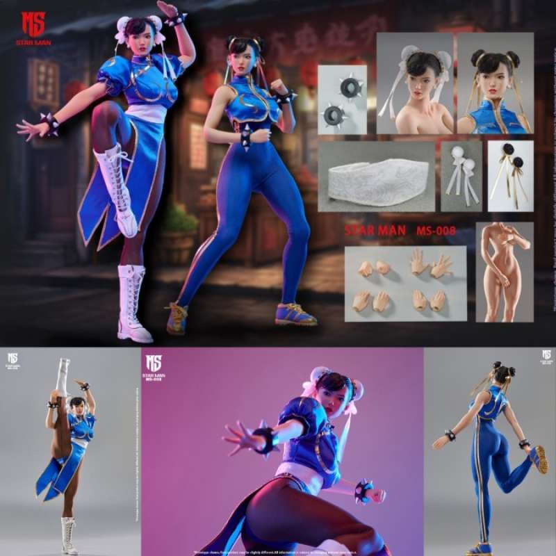 Promo Star Man Ms008 Female Fighter Street Fighter chun li figure Diskon 10 Di Seller Azmi