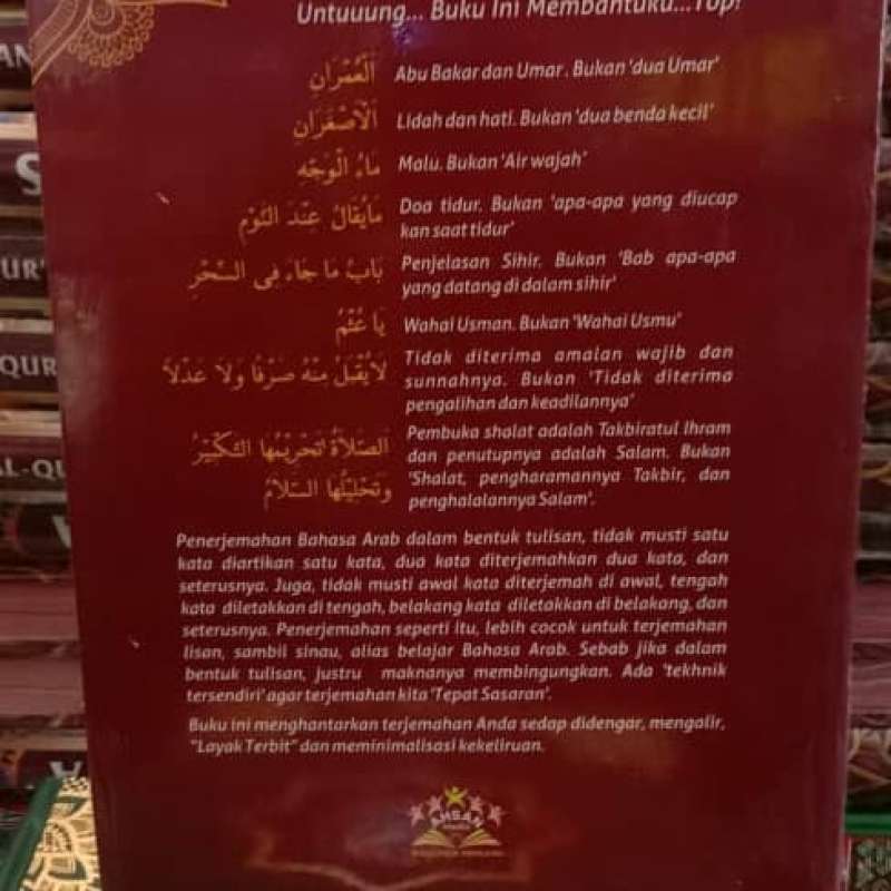 Promo Ori Al Azhar (pedoman Praktis Menerjemah Arab-indo) Diskon 26% Di ...
