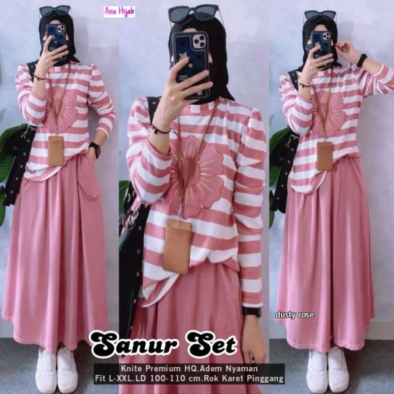 Jual Sanur Set Setelan Wanita Dewasa Rok Dan Blouse Baju Hangout New 28 12 Di Seller Sangninja Cengkareng Timur Kota Jakarta Barat Blibli