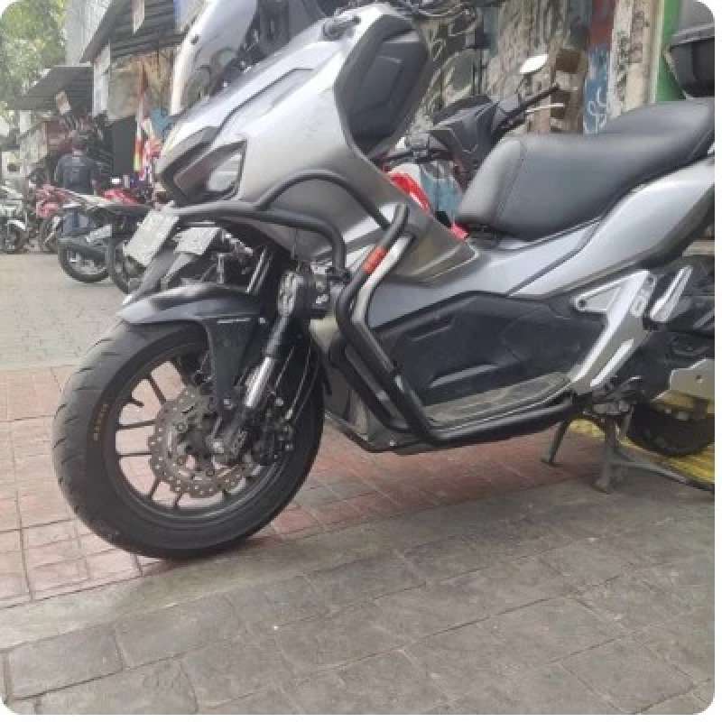 Promo Crashbar Ams Model Brixton For Adv 150 Heavy Duty Diskon 23 Di