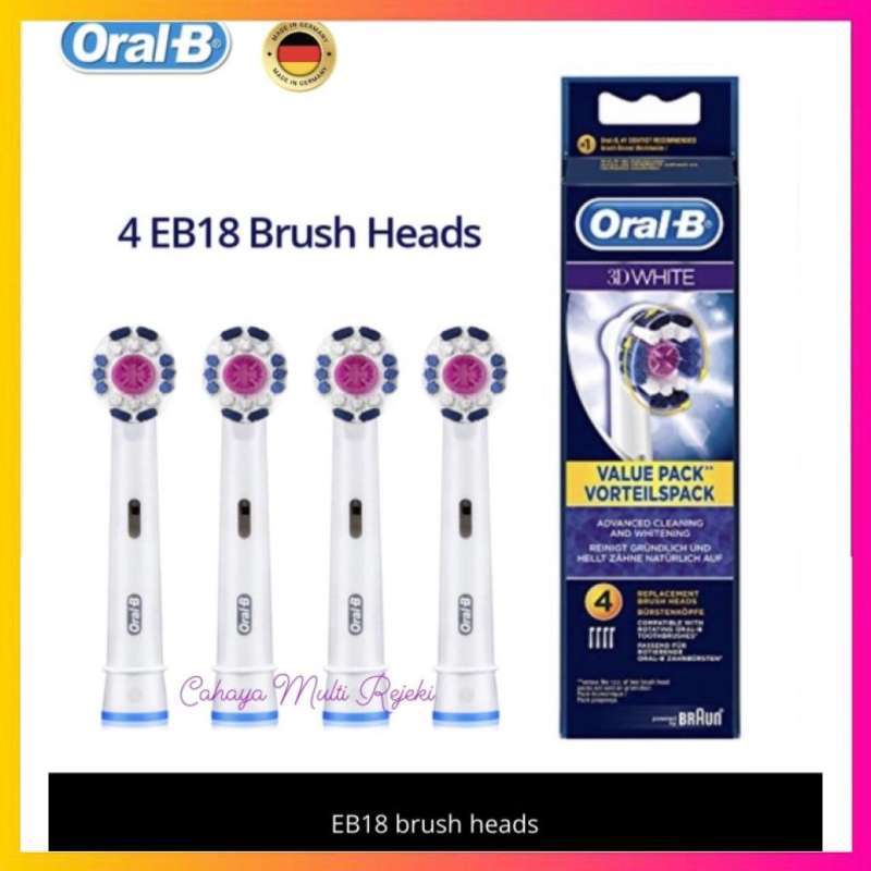 Jual Oral B Braun Head Brush Refill Electric Oralb Kepala Sikat ...