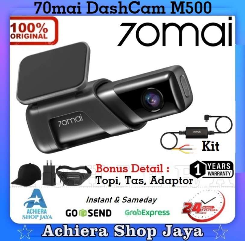 Promo 70mai Dash Cam M500 1944p Gps Built-in 64g Fov 170 Adas Voice ...