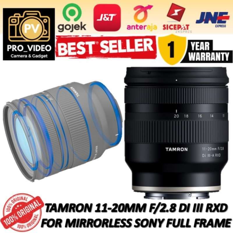 Promo tamron 11 20mm f2 8 di iii a rxd for sony e mount apsc diskon 23 
