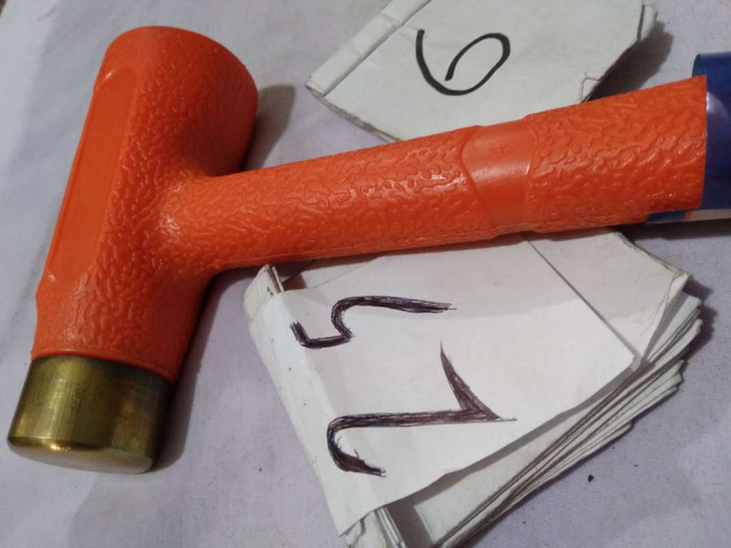Promo Dead Blow Brass Hammer Orange Palu Paku Palu Bodem Palu Bogem Diskon 23 Di Seller Sumber