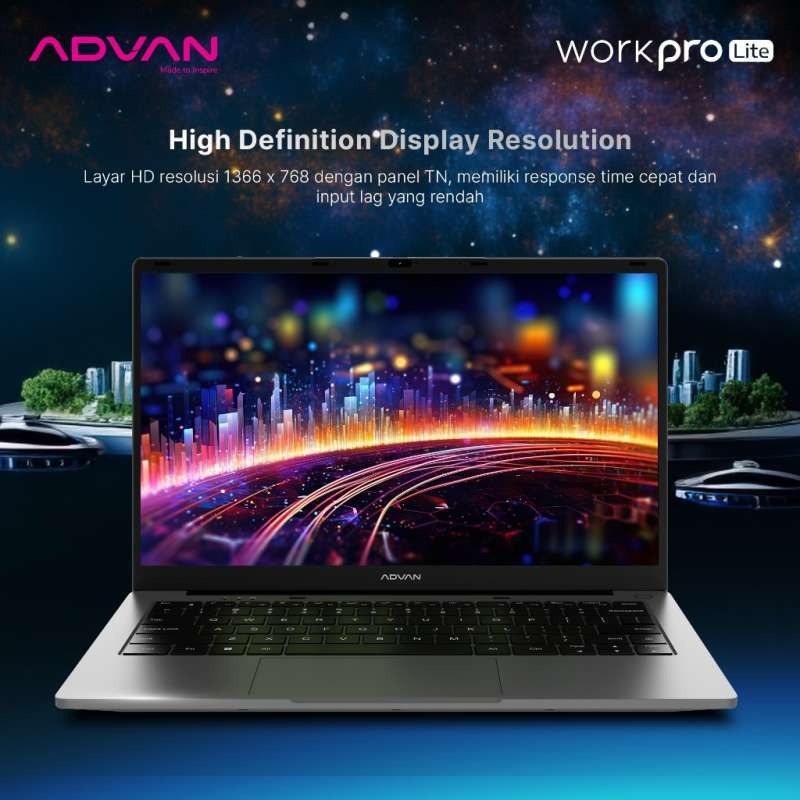 Jual Advan Workpro Lite Intel Core I3 1220p 8gb 256gb Windows 11 Laptop ...