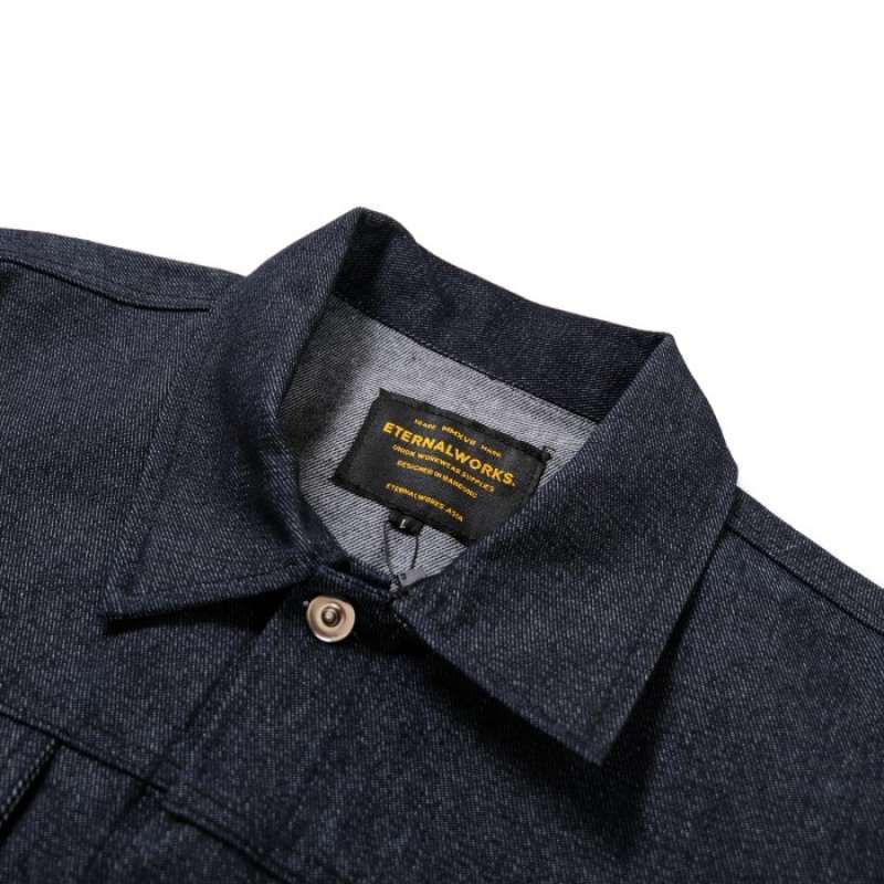 Jual Jaket Pria - Athena Dark Indigo Denim Jacket Type Iii - Trucker ...