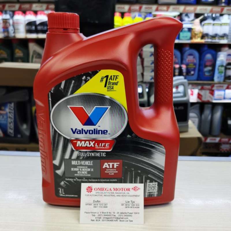 Promo Valvoline Atf Multi Dextron 6/lv Full Synthetic 4liter Aslu ...