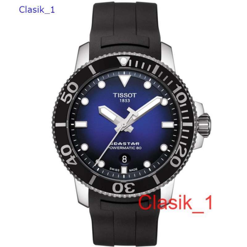 Original 100%!! TISSOT Seastar 1000 Powermatic 80 Divers  Swiss Made Garansi Resmi Tahun - Main Image