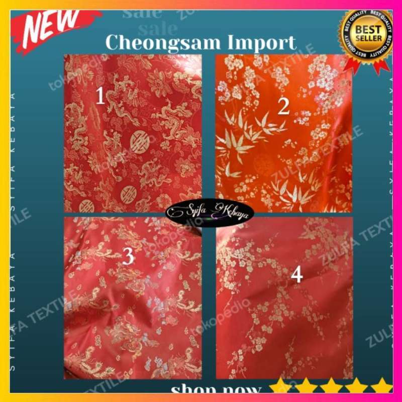 Jual kain cheongsam shop