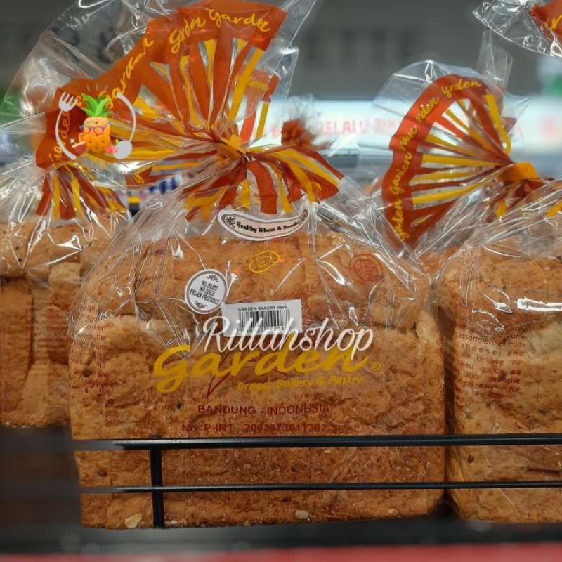Jual Garden Bakery Roti Healthy Wheat & Seeds - Roti Gandum Garden ...