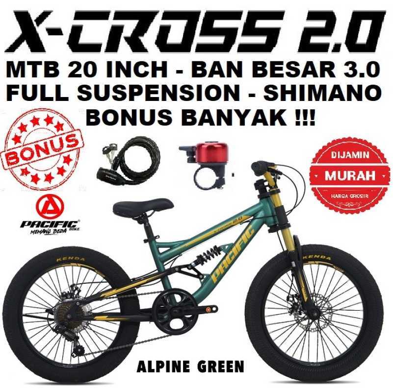 Promo Promo Mtb 20 X cross 2.0 Sepeda Mtb 20 Inch X cross By Pacific Diskon 50 Di Seller Bayanaka Rawa Buaya Kota Jakarta Barat Blibli